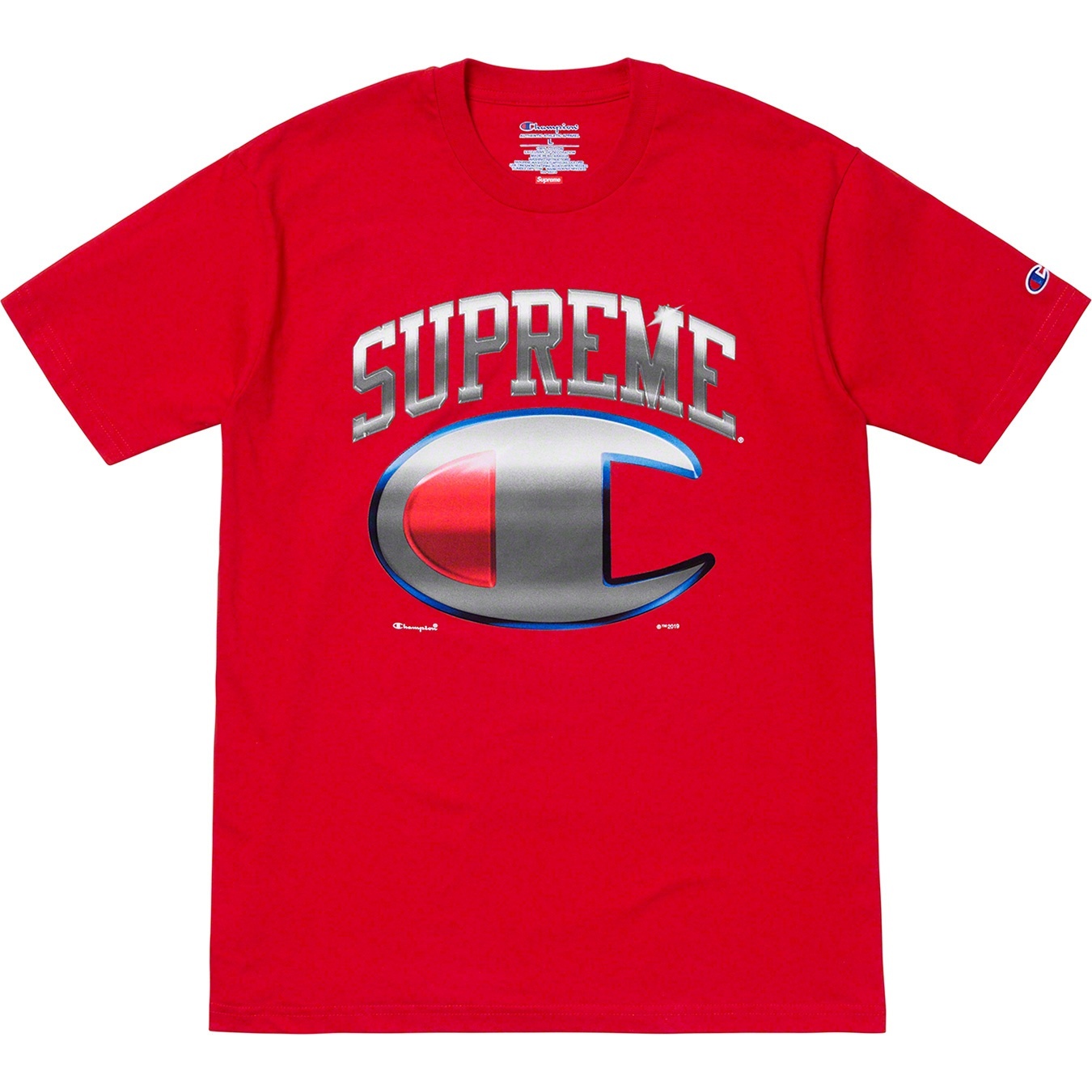 Supreme®/Champion® Chrome S/S Top view 7
